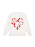 300g Cotton Letter Printed Sweatshirt for Valentine's Day