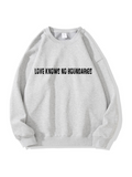 300g Cotton Letter Printed Sweatshirt for Valentine's Day