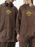 Personalized Vintage Wash Cotton Hoodie Comfortable and Stylish for Everyday Casual Wear