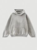 Vintage Fleece Loose Hoodie