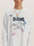 Hand-printed Cotton Long Sleeve T-shirt