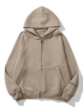 Oversized Essentials Zip up Hoodie