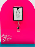 Eye Chart Badge Reel