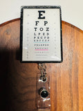 Eye Chart Badge Reel