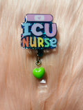 ICU Nurse Badge Reel