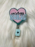 Oncology Nurse Badge Reel