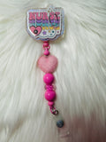 Heart Nurse Beaded Badge Reel