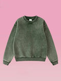 Emmabridess Kids Washed Vintage Cotton Sweatshirts