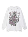 Men's Necklace Crew Neck Graphic Sweatshirt - Emma Bridess