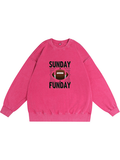 230g NFL Footaball Wash Old Cotton Sweatshirt