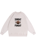 230g NFL Footaball Wash Old Cotton Sweatshirt