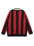 Focus Vertical Striped Sweater Man Sweatshirt