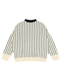 Sparkel Stripped Polo Sweatshirt Men