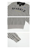 Sparkel Stripped Polo Sweatshirt Men