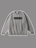 Essentials Hoodie Wash Old Vintage Essentials Sweatshirt 420g