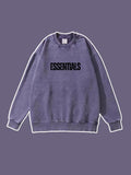 Essentials Hoodie Wash Old Vintage Essentials Sweatshirt 420g