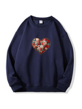 300g Valentine's Day Heart Love Cotton Sweatshirt