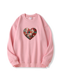 300g Valentine's Day Heart Love Cotton Sweatshirt