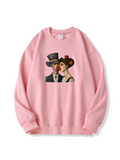 300g Oil Painting Love Printed Cotton Sweatshirt