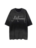 Women's Autumn Letter Graphic Tee - Emma Bridess