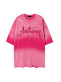 Women's Autumn Letter Graphic Tee - Emma Bridess