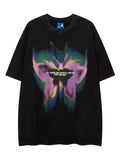 Y2K Washed Vintage Butterfly Graphic T-shirt - Emma Bridess