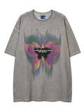 Y2K Washed Vintage Butterfly Graphic T-shirt - Emma Bridess