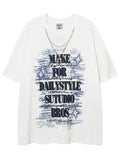 Make for Daily Style Y2K Graphic Tee With Necklace - Emma Bridess