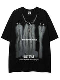 Make for Daily Style Y2K Graphic Tee With Necklace - Emma Bridess