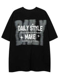 Make for Daily Style Y2K Graphic Tee With Necklace