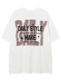 Make for Daily Style Y2K Graphic Tee With Necklace