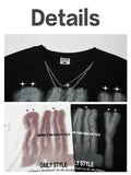 Make for Daily Style Y2K Graphic Tee With Necklace