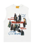 Men's Pattern Printed Sleeveless Tee