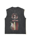 Kanye Skull Graphic Sleeveless Tee