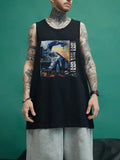 Hip Hop Vintage Sleeveless Shirt