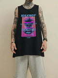 Hip Hop Vintage Sleeveless Shirt