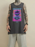 Hip Hop Vintage Sleeveless Shirt