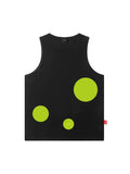 Letter Dot Sleeveless Shirt