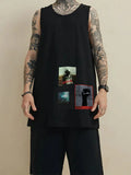 Hip Hop Vintage Sleeveless Shirt