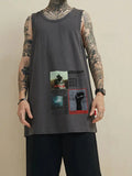 Hip Hop Vintage Sleeveless Shirt