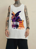 Hip Hop Vintage Vest Sleeveless Shirt