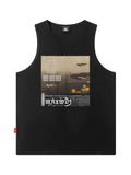 Hip Hop Vintage Vest Sleeveless Shirt