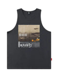 Hip Hop Vintage Vest Sleeveless Shirt