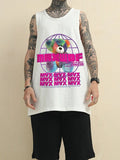 Hip Hop Cotton Printed Vest