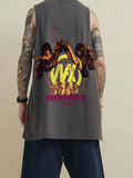 Hip Hop Cotton Printed Vest Sleeveless T-shirt