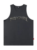 Hip Hop Cotton Skeleton Printed Sleeveless T-shirt