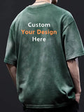 230g Vintage T-shirts with Custom Embroidery