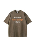 230g Vintage T-shirts with Custom Embroidery