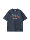 230g Vintage T-shirts with Custom Embroidery