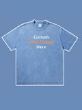 300g Custom Cotton Wash Old T-shirt Vintage Tee